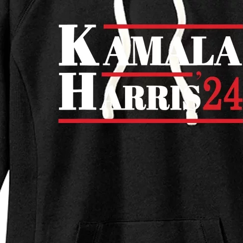 Harris 2024 Kamala Harris 2024 Elections American Flag Women's Fleece Hoodie