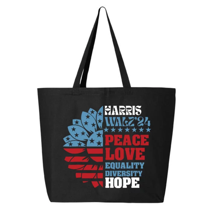 Harriswaltz 2024 Kamalaharris Timwaltz 2024 25L Jumbo Tote