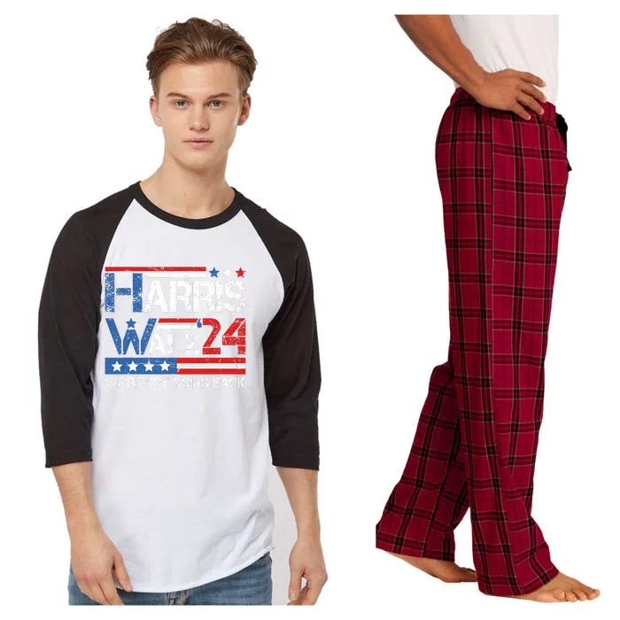 Harriswaltz 2024 Kamalaharris Timwaltz 2024 Raglan Sleeve Pajama Set