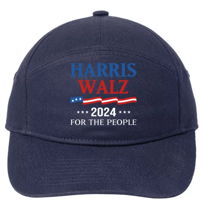 Harriswaltz 2024 Kamalaharris Timwaltz 2024 7-Panel Snapback Hat