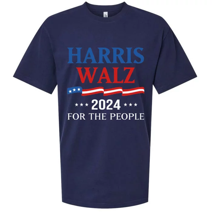 Harriswaltz 2024 Kamalaharris Timwaltz 2024 Sueded Cloud Jersey T-Shirt