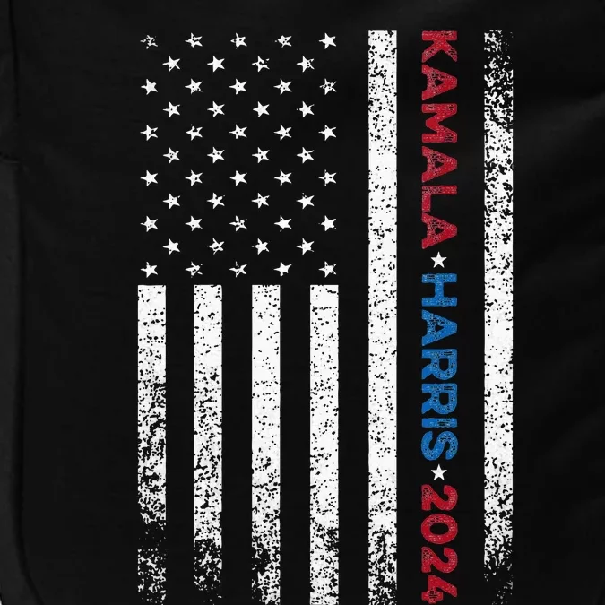 Harris 2024 Kamala Harris 2024 Elections American Flag Impact Tech Backpack