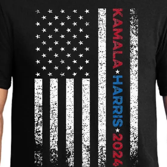 Harris 2024 Kamala Harris 2024 Elections American Flag Pajama Set