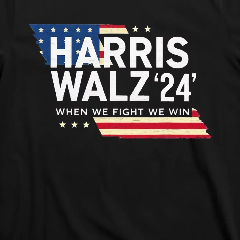 Harriswalz 2024 Leading With Strength And Resolve T-Shirt