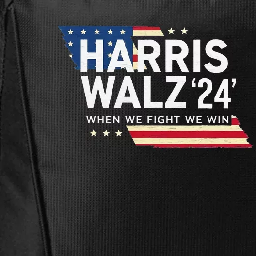 Harriswalz 2024 Leading With Strength And Resolve City Backpack