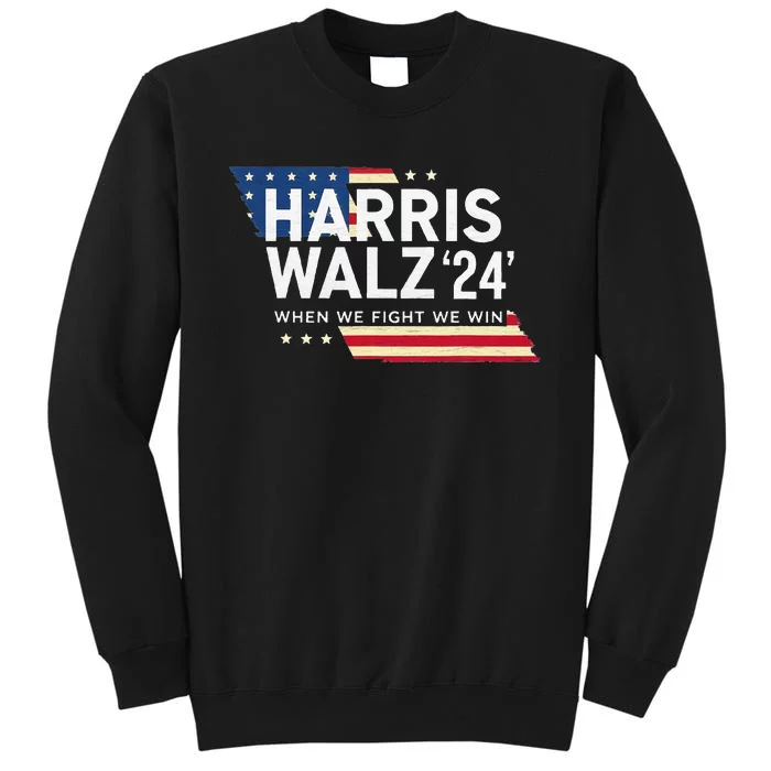 Harriswalz 2024 Leading With Strength And Resolve Tall Sweatshirt