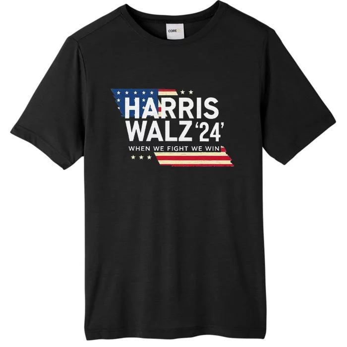 Harriswalz 2024 Leading With Strength And Resolve ChromaSoft Performance T-Shirt