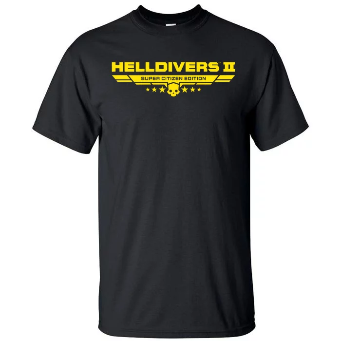 Heldivers 2 Logo Gamer Gift Tall T-Shirt