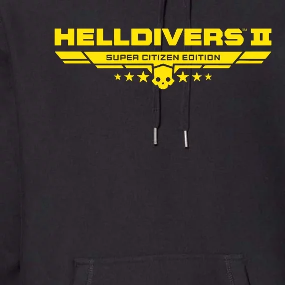 Heldivers 2 Logo Gamer Gift Premium Hoodie