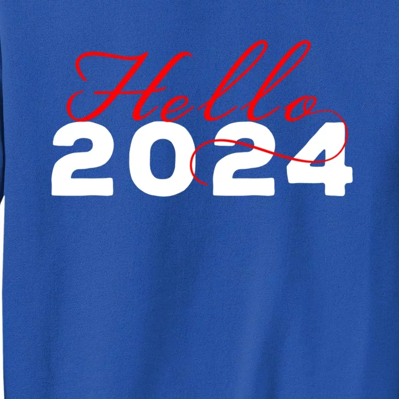 Hello 2024 Minimalist Gift Sweatshirt