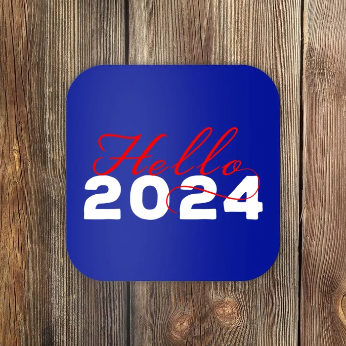 Hello 2024 Minimalist Gift Coaster