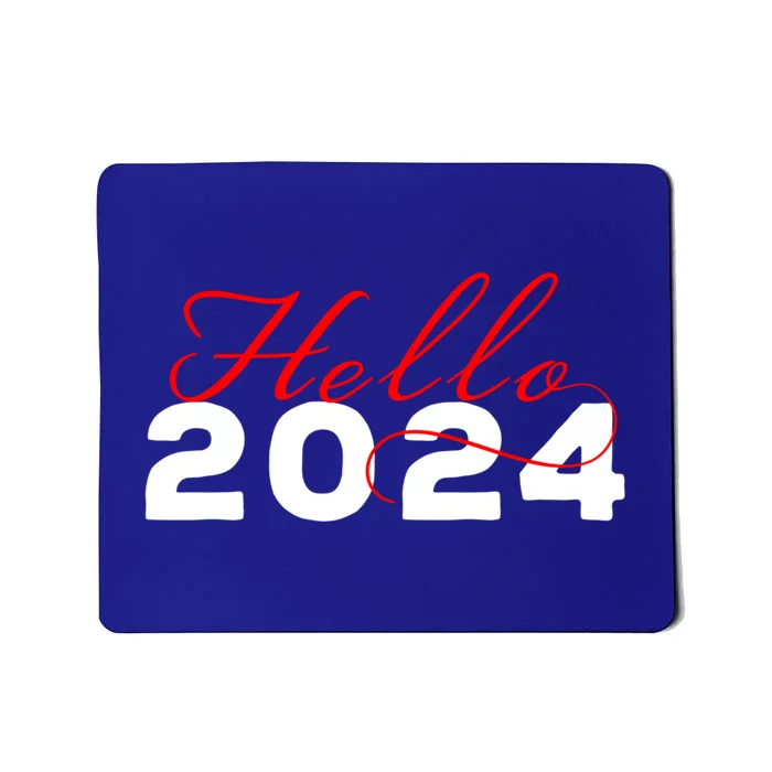 Hello 2024 Minimalist Gift Mousepad