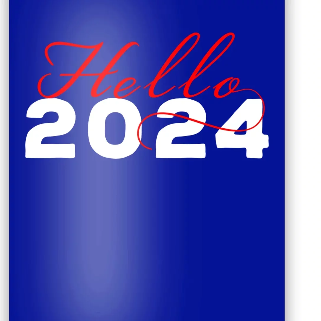 Hello 2024 Minimalist Gift Poster