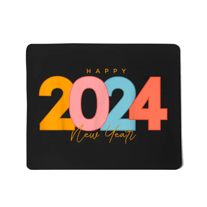 Happy 2024 New Years Eve Party Supplies 2024 Happy New Year Mousepad