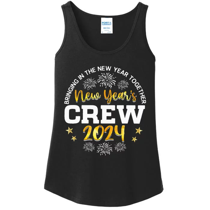 Happy 2024 New Years Crew Ladies Essential Tank