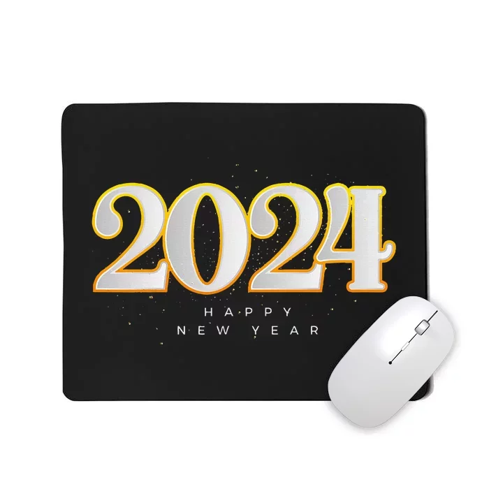 Happy 2024 New Years Eve Party Supplies 2024 Happy New Year Mousepad