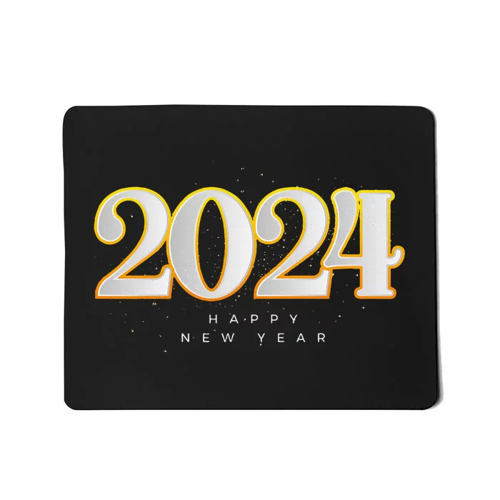 Happy 2024 New Years Eve Party Supplies 2024 Happy New Year Mousepad