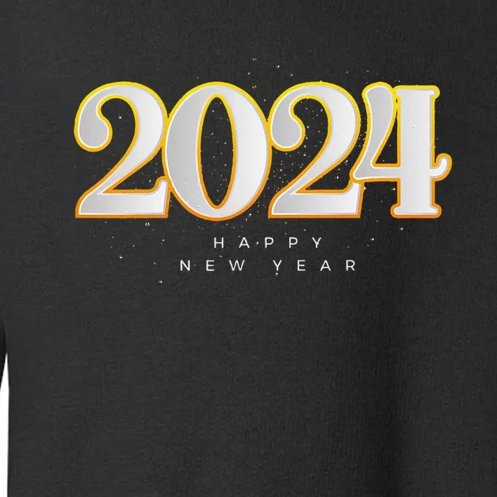 Happy 2024 New Years Eve Party Supplies 2024 Happy New Year Toddler Sweatshirt