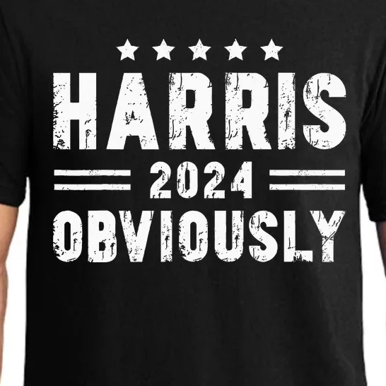 Harris 2024 Obviously A Vote For President Kamala Harris Pajama Set