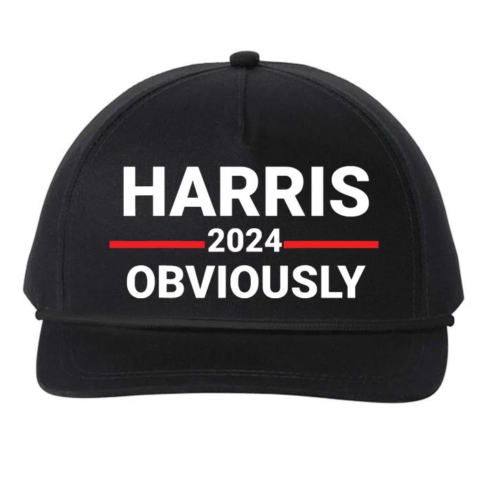 Harris 2024 Obviously Snapback Five-Panel Rope Hat