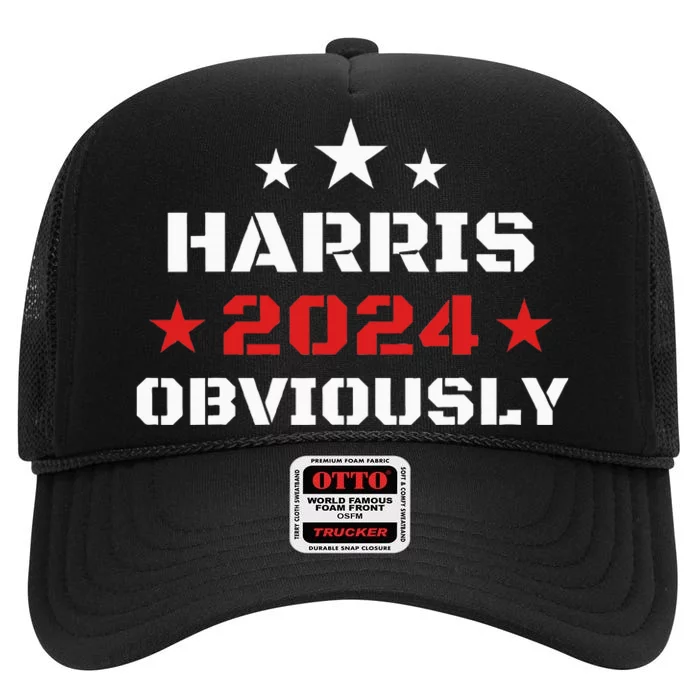 Harris 2024 Obviously High Crown Mesh Trucker Hat