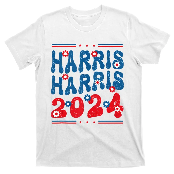 Harris 2024 President 47 America Usa Election Democrats T-Shirt