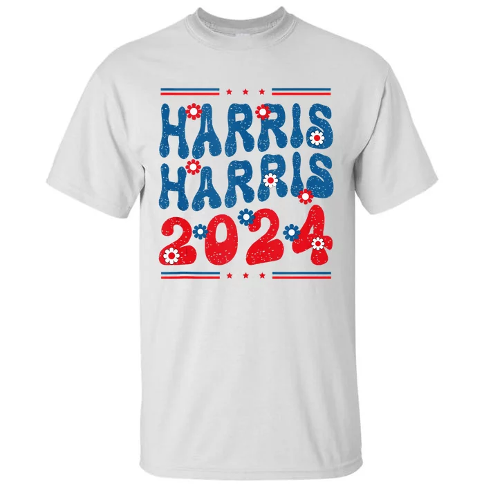 Harris 2024 President 47 America Usa Election Democrats Tall T-Shirt