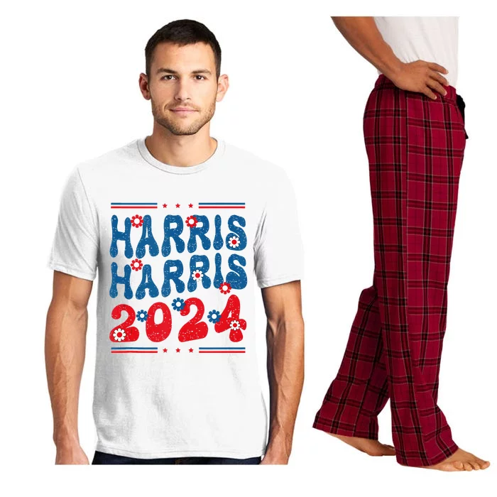 Harris 2024 President 47 America Usa Election Democrats Pajama Set