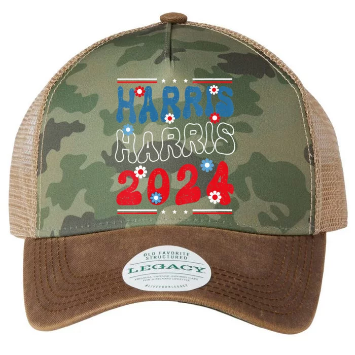 Harris 2024 President America Election Usa Democrats Legacy Tie Dye Trucker Hat