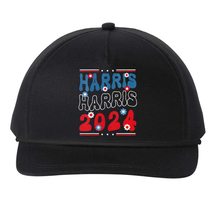 Harris 2024 President America Election Usa Democrats Snapback Five-Panel Rope Hat