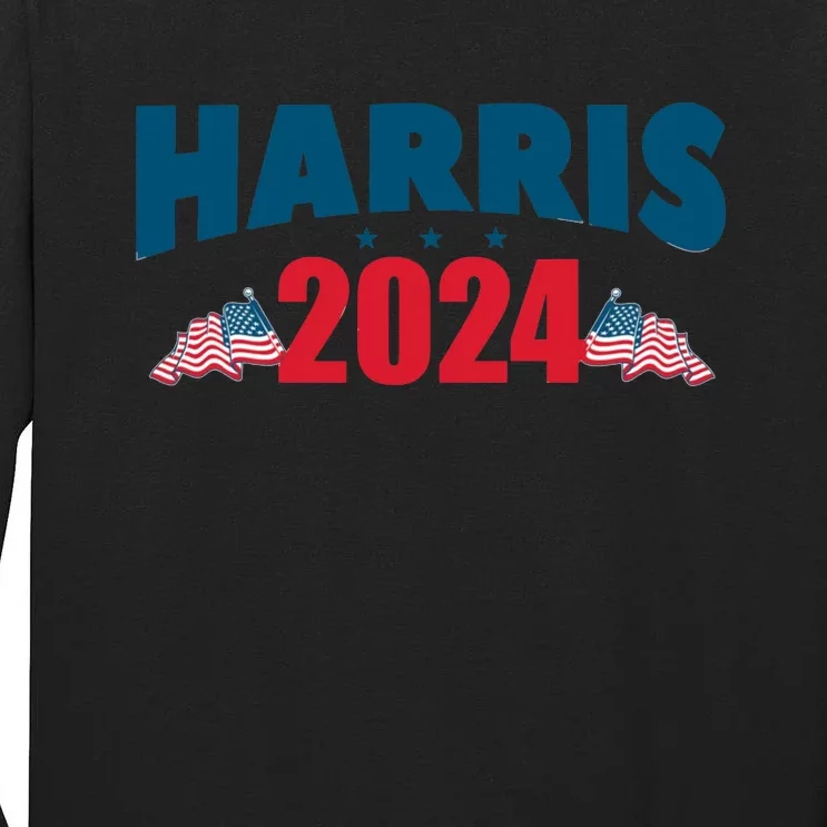 Harris 2024 Patriotic Graphic Tall Long Sleeve T-Shirt