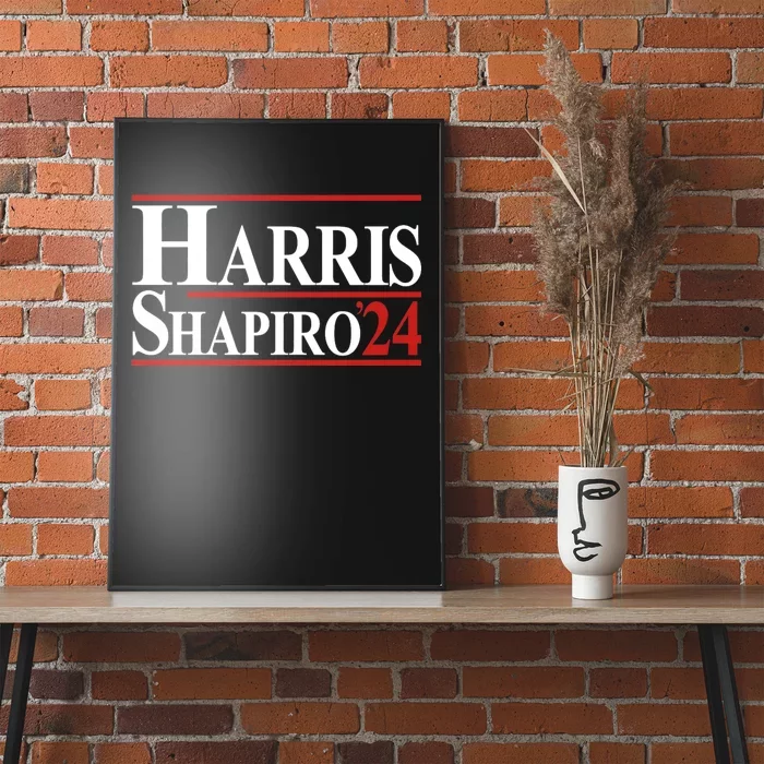 Harris 2024 Retro Vintage Harris Shapiro 24 Retro Vintage Style Poster