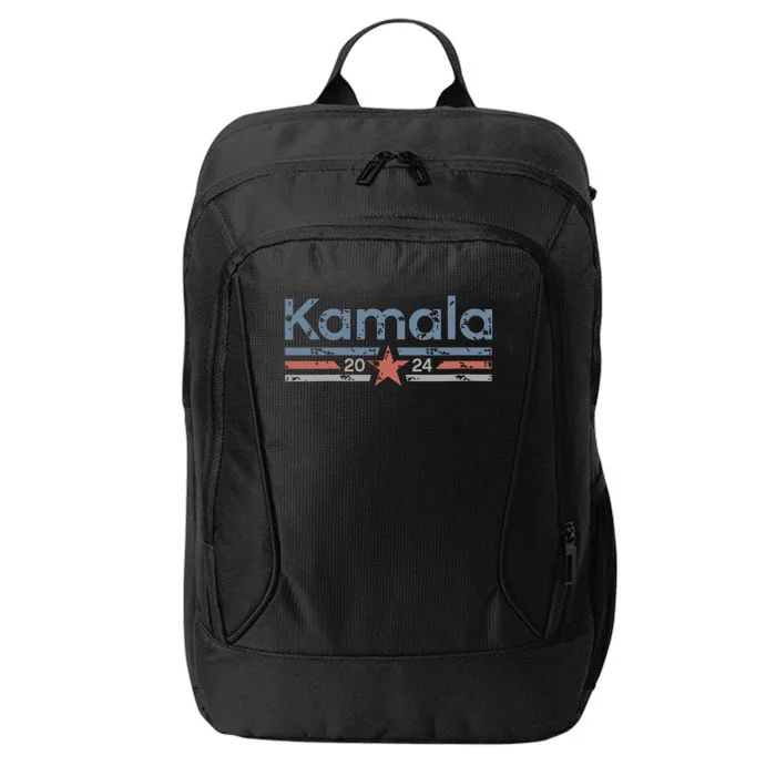 Harris 2024 Retro Grunge Stripes Vintage Kamala Harris 2024 City Backpack