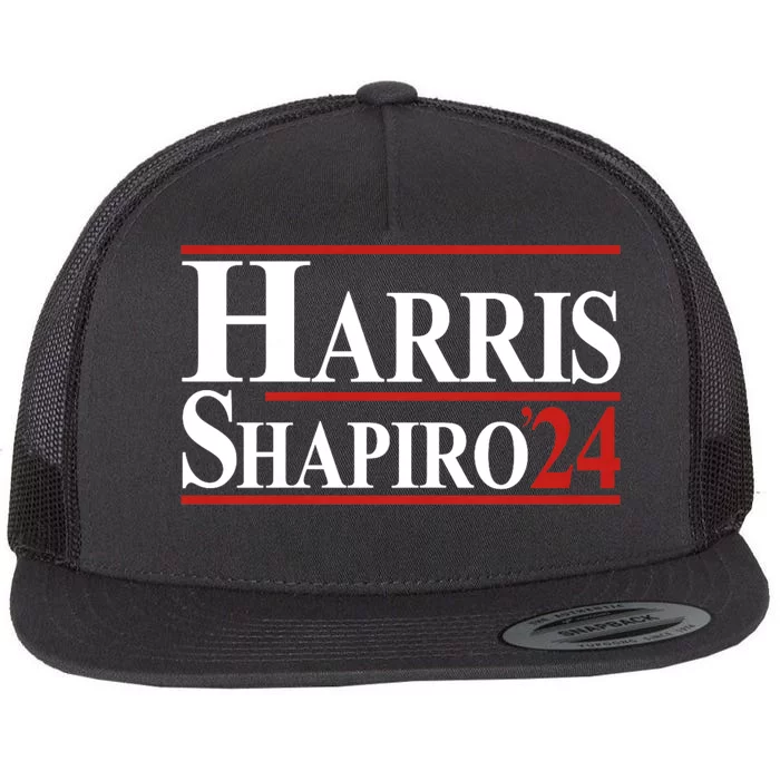 Harris 2024 Retro Vintage Harris Shapiro 24 Retro Vintage Style Flat Bill Trucker Hat