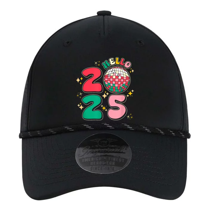 Hello 2025 Retro Merry Christmas And Happy New Year Performance The Dyno Cap