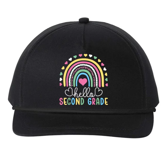 Hello 2nd Second Grade Teacher Snapback Five-Panel Rope Hat