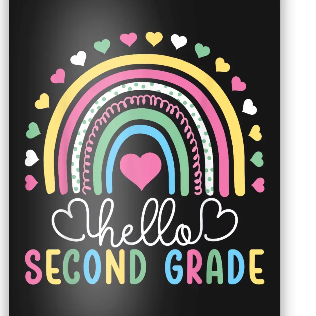 Hello 2nd Second Grade Teacher Poster