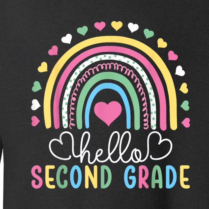 Hello 2nd Second Grade Teacher Toddler Sweatshirt