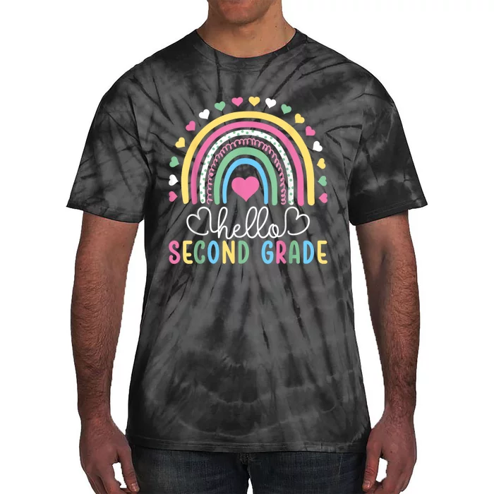 Hello 2nd Second Grade Teacher Tie-Dye T-Shirt