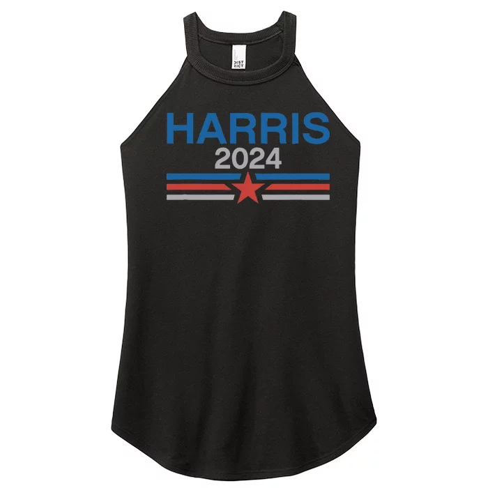 Harris 2024 Star And Stripes Kamala Harris 2024 Women’s Perfect Tri Rocker Tank