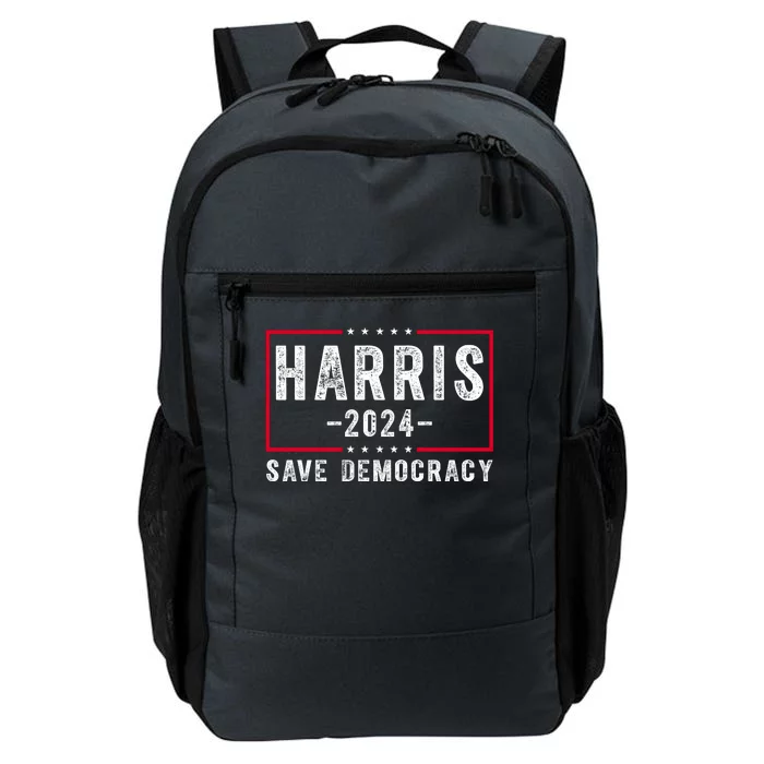 Harris 2024 Save Democracy Election Daily Commute Backpack