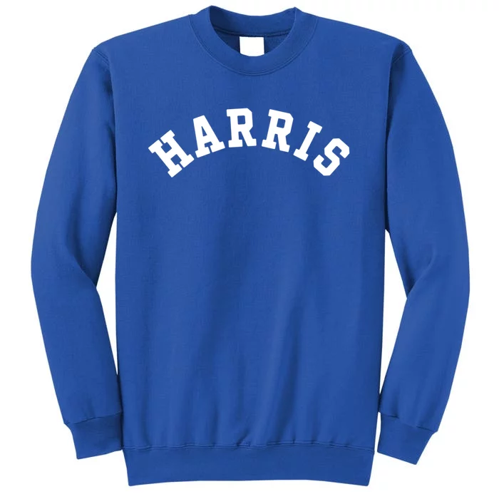 Harris 2024 Simple Curved Font Democrat Kamala Harris 2024 Gift Sweatshirt