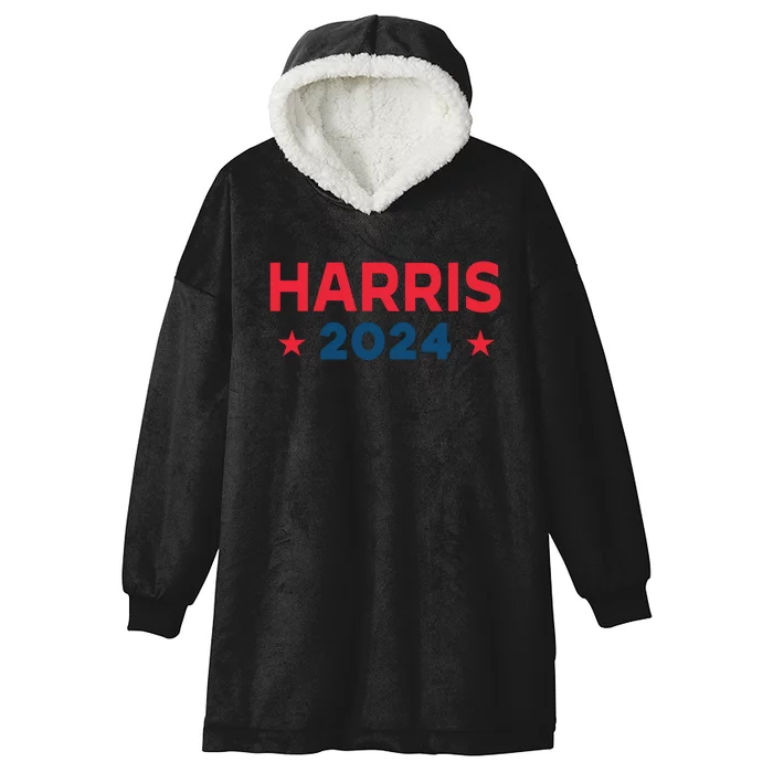 Harris 2024 Supporter Graphic Hooded Wearable Blanket