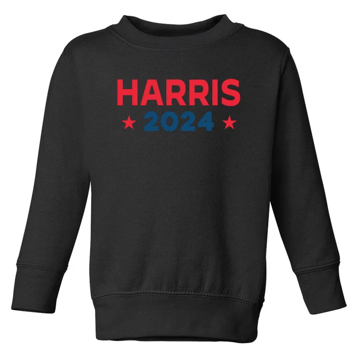 Harris 2024 Supporter Graphic Toddler Sweatshirt