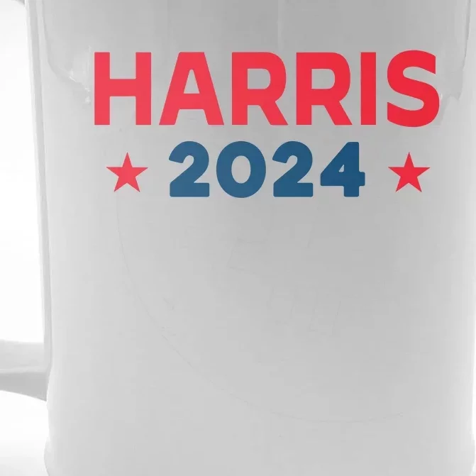 Harris 2024 Supporter Graphic Front & Back Beer Stein