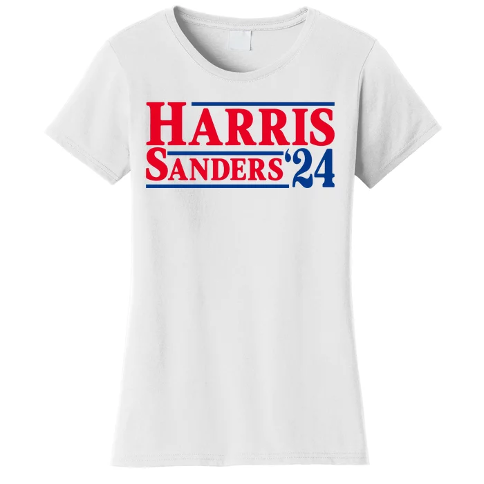 Harris 24 Sanders Harris 2024 President Harris Political Women's T-Shirt