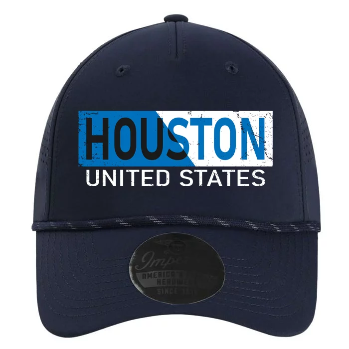 Houston 2 Tone Block Logo Performance The Dyno Cap