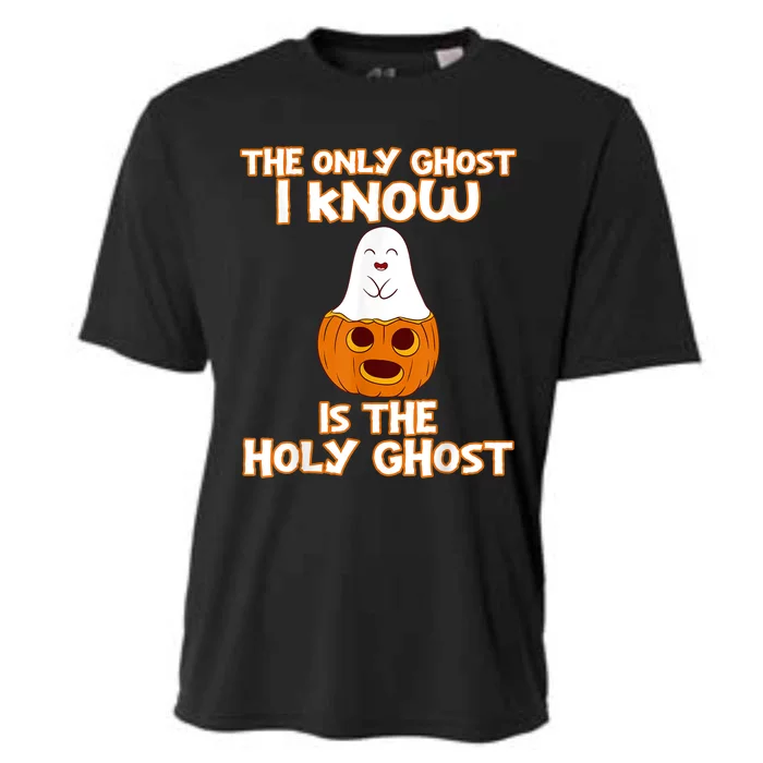 Halloween 2020 The Only Ghost I Know Is The Holy Ghost Cooling Performance Crew T-Shirt