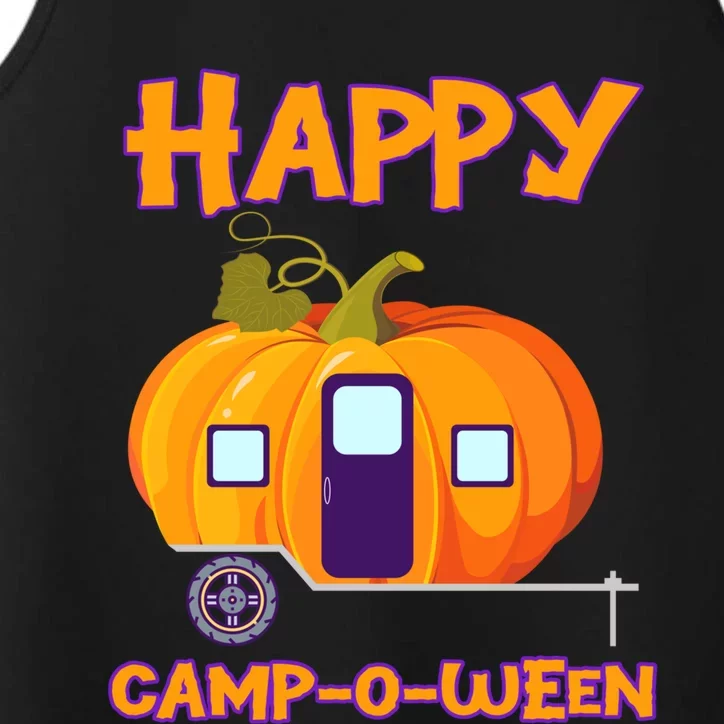 Halloween 2020 Trick Or Treat Happy Campoween Camping Gift Performance Tank