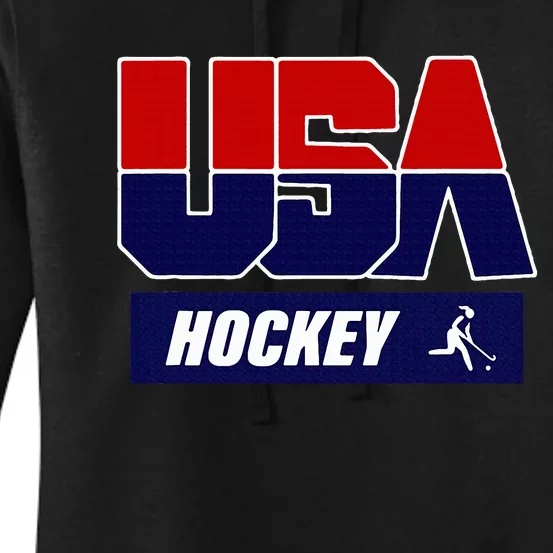 Hockey 2024 Usa Team Women's Pullover Hoodie